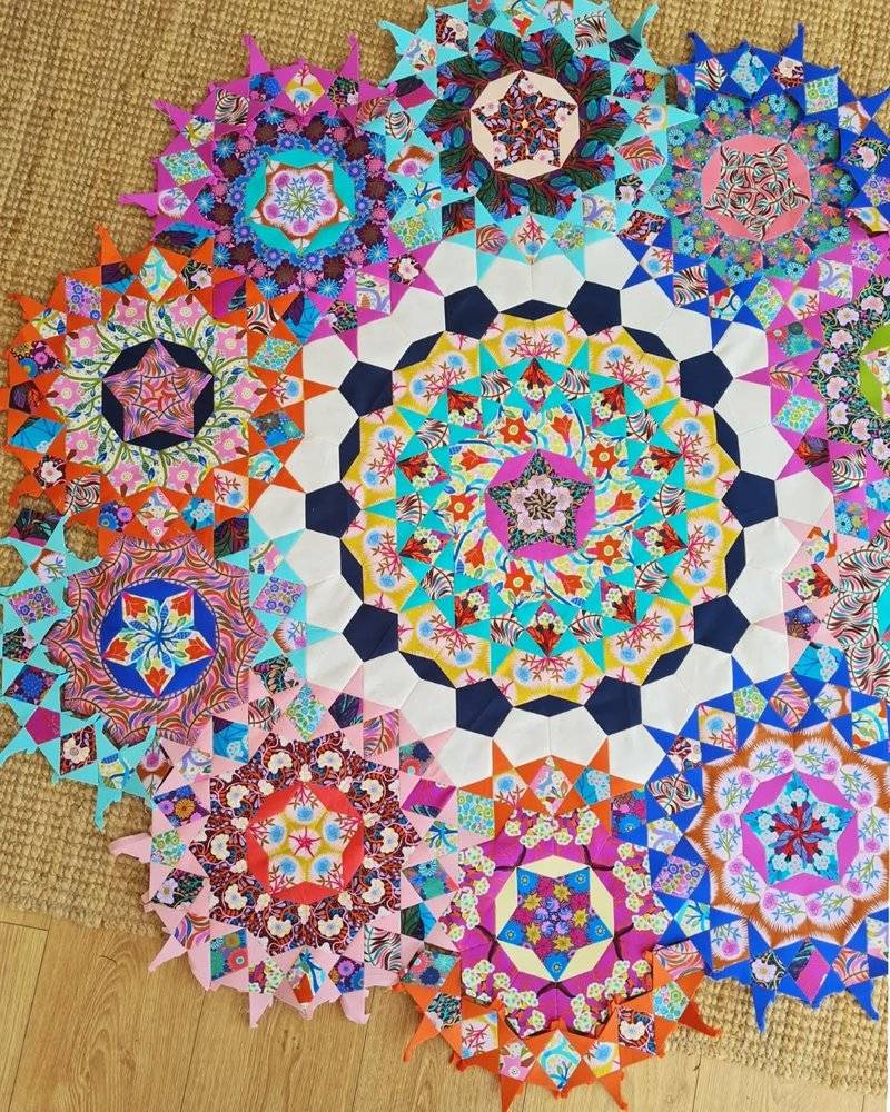 Kaleidoscope Starburst Quilt Project