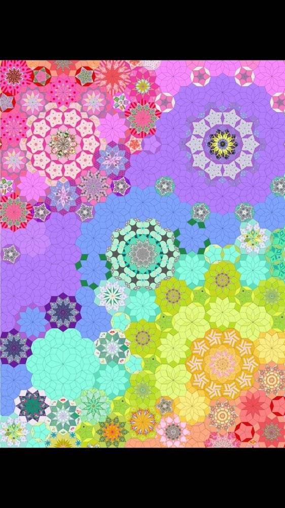 Kaleidoscopic Hexagon Quilt Project
