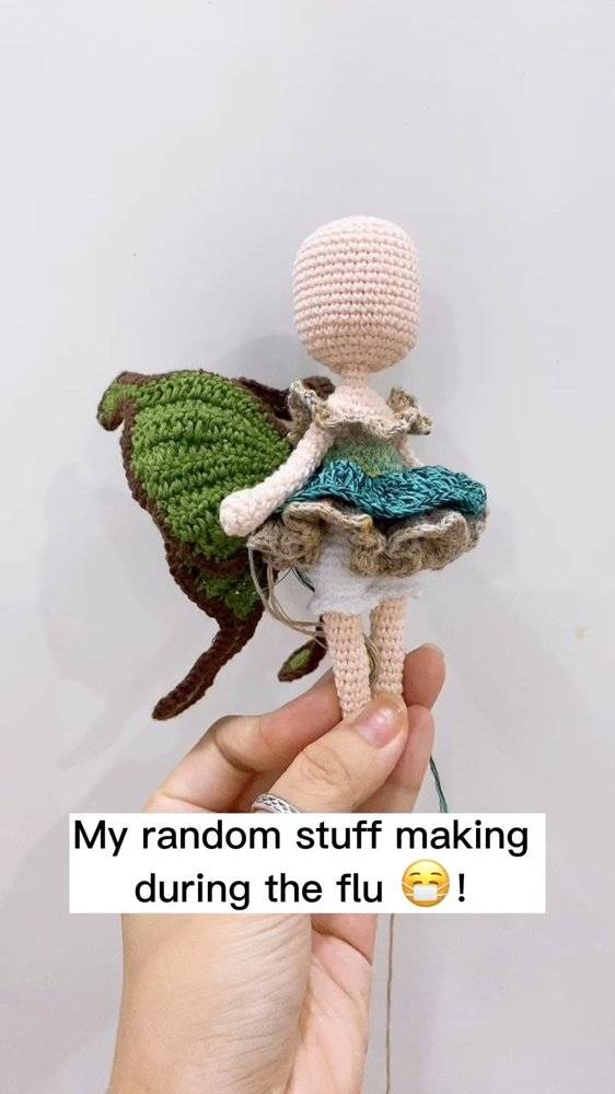 Lobelia Flower Fairy Crochet Doll Project