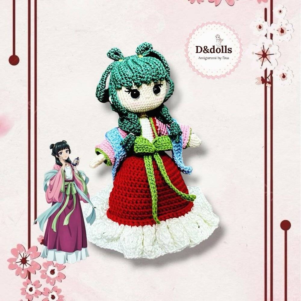 Mao Mao Anime Amigurumi Doll Crochet Pattern
