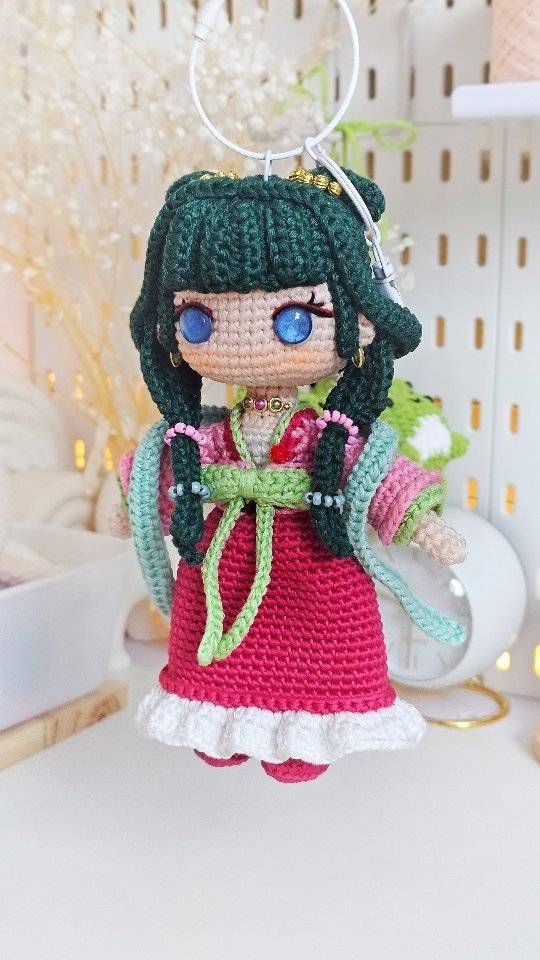 Mao Mao Anime Amigurumi Keychain Crochet Pattern