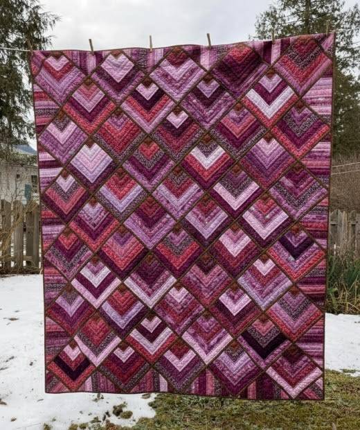 11 Half Log Cabin Quilt Patterns Image