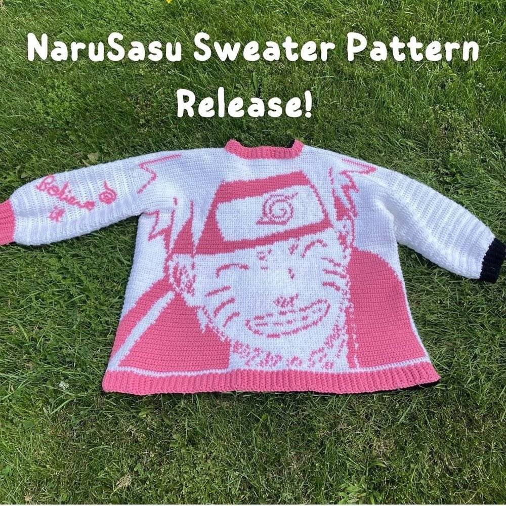Naruto Character Crochet Sweater Pattern