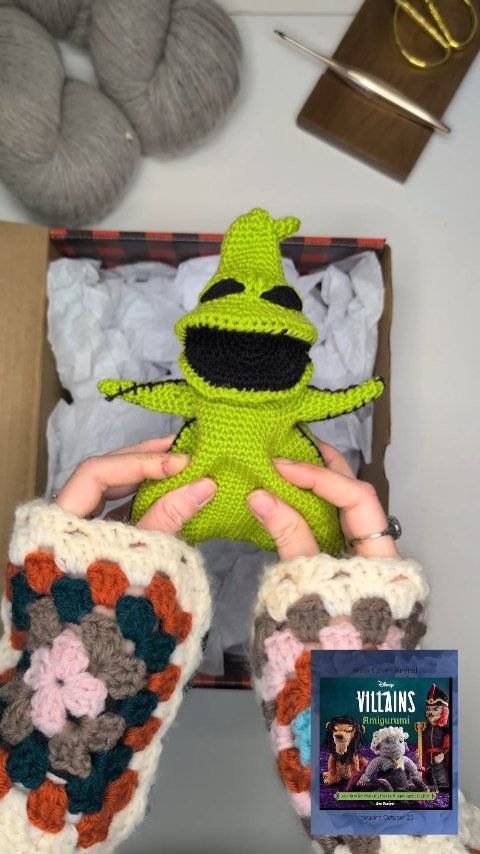 Oogie Boogie Amigurumi Crochet Doll