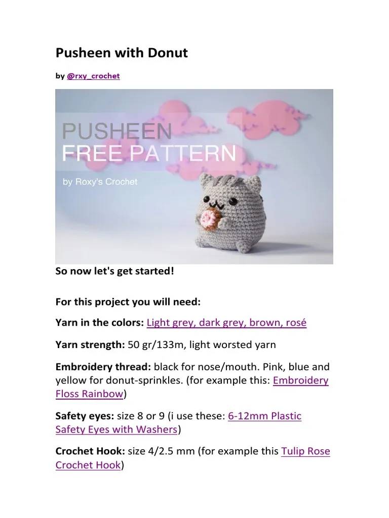 27 Crochet Cat Plushie Patterns Image