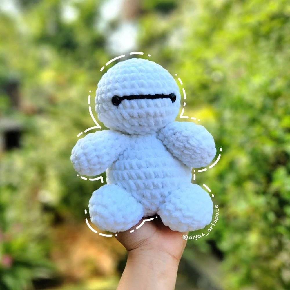 Plush Crochet Baymax Amigurumi