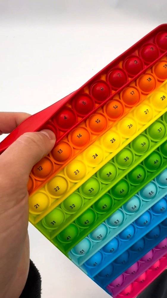 Rainbow Pop Fidget Toy Creation