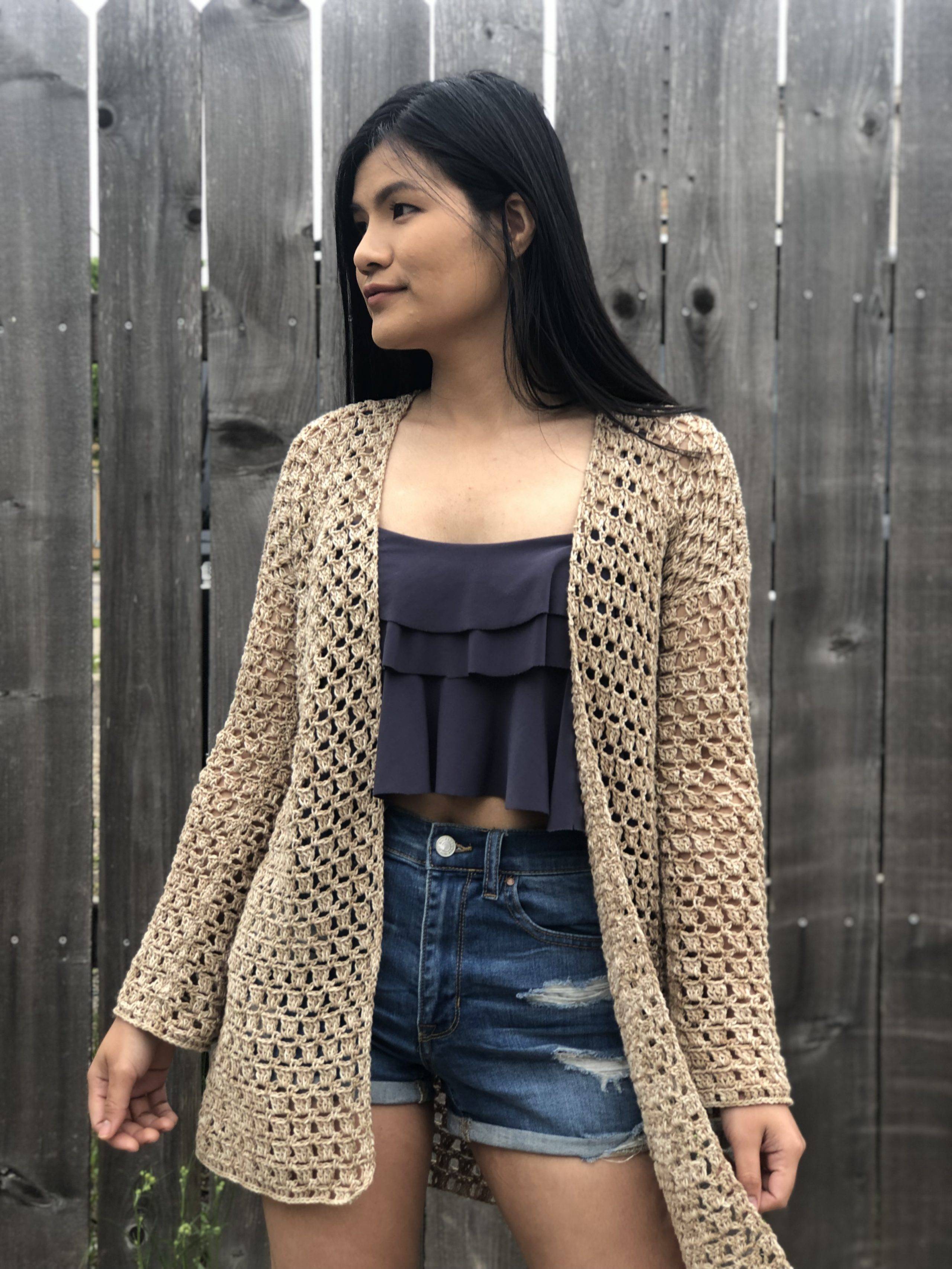 32 Crochet Summer Cardigan For Plus Size Patterns Image
