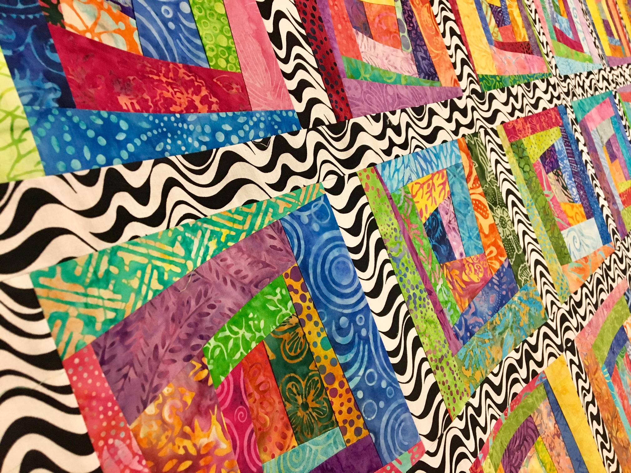 29 Wonky Log Cabin Quilt Patterns Image