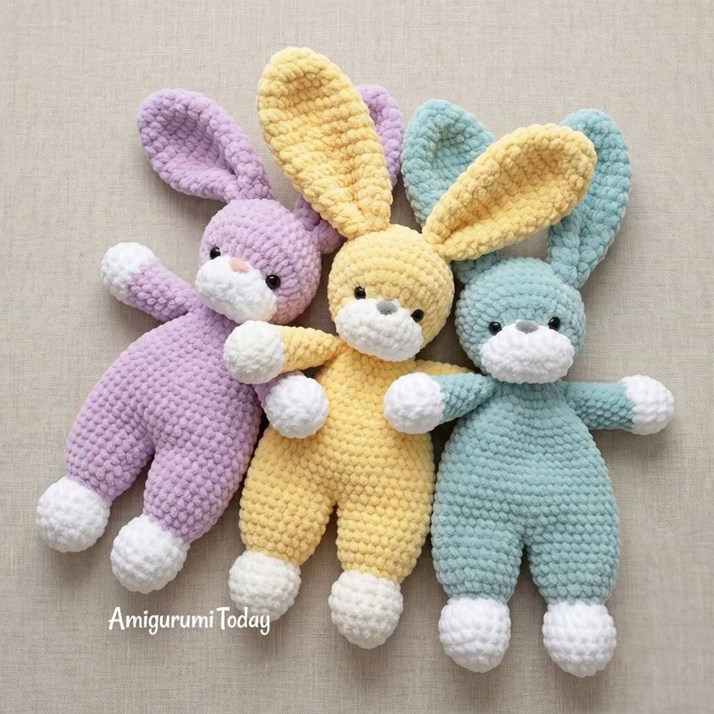 Soft Amigurumi Bunny Crochet Project