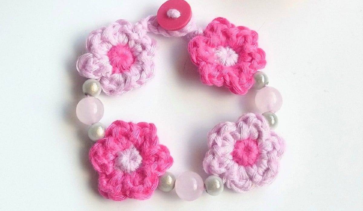 26 Crochet Flower Bracelet Patterns Image
