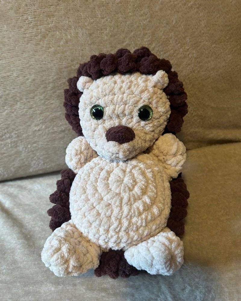 Super Soft Crochet Hedgehog Plush
