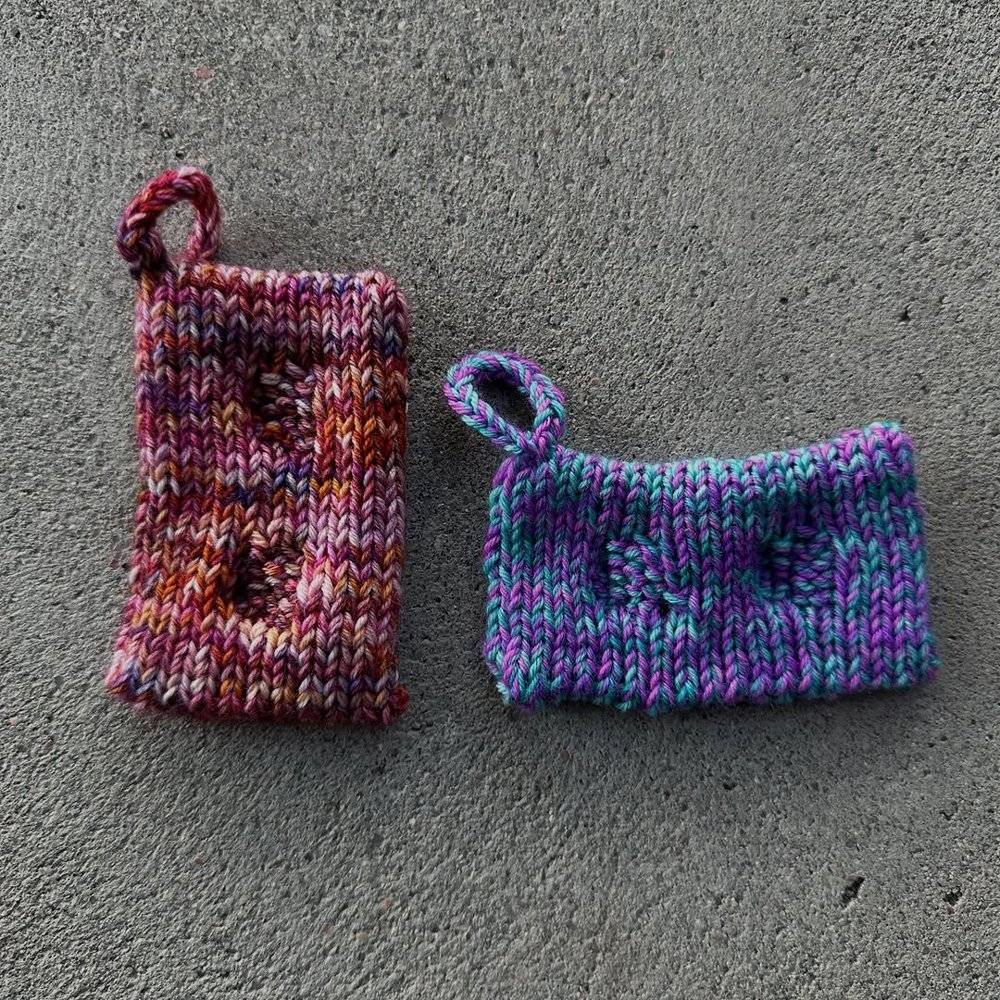 Textured Knit Fidget Pouches