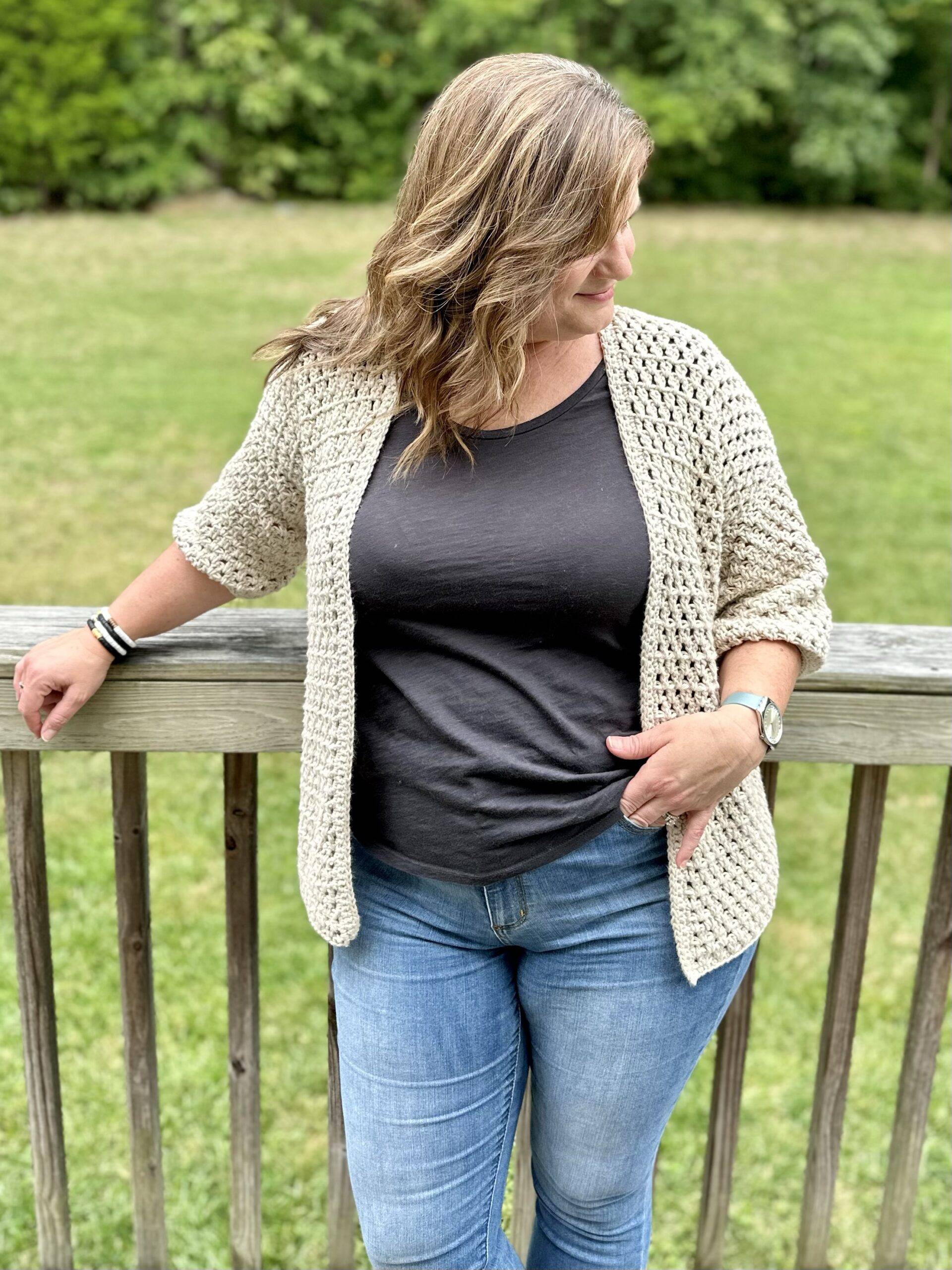 32 Crochet Summer Cardigan For Plus Size Patterns Image