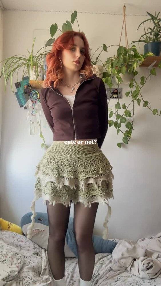 Tiered Crochet Maxi Skirt Project