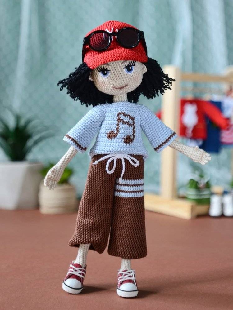 Urban Chic Crochet Doll Outfit
