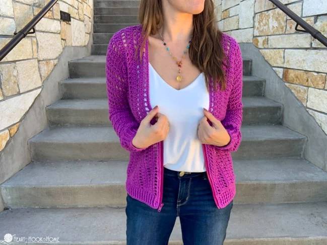 32 Crochet Summer Cardigan For Plus Size Patterns Image