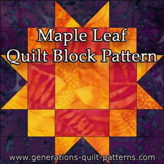 22 Maple Leaf Quilt Patterns Image