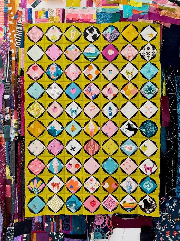 Whimsical Charm Paper Pieced Quilt
