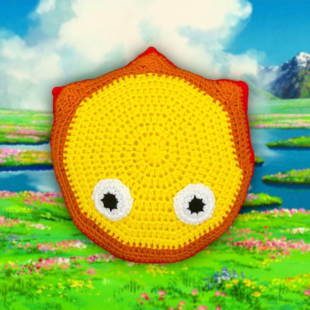 Whimsical Crochet Calcifer Amigurumi