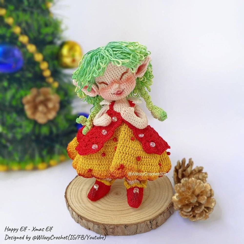 Whimsical Crochet Elf Doll Pattern