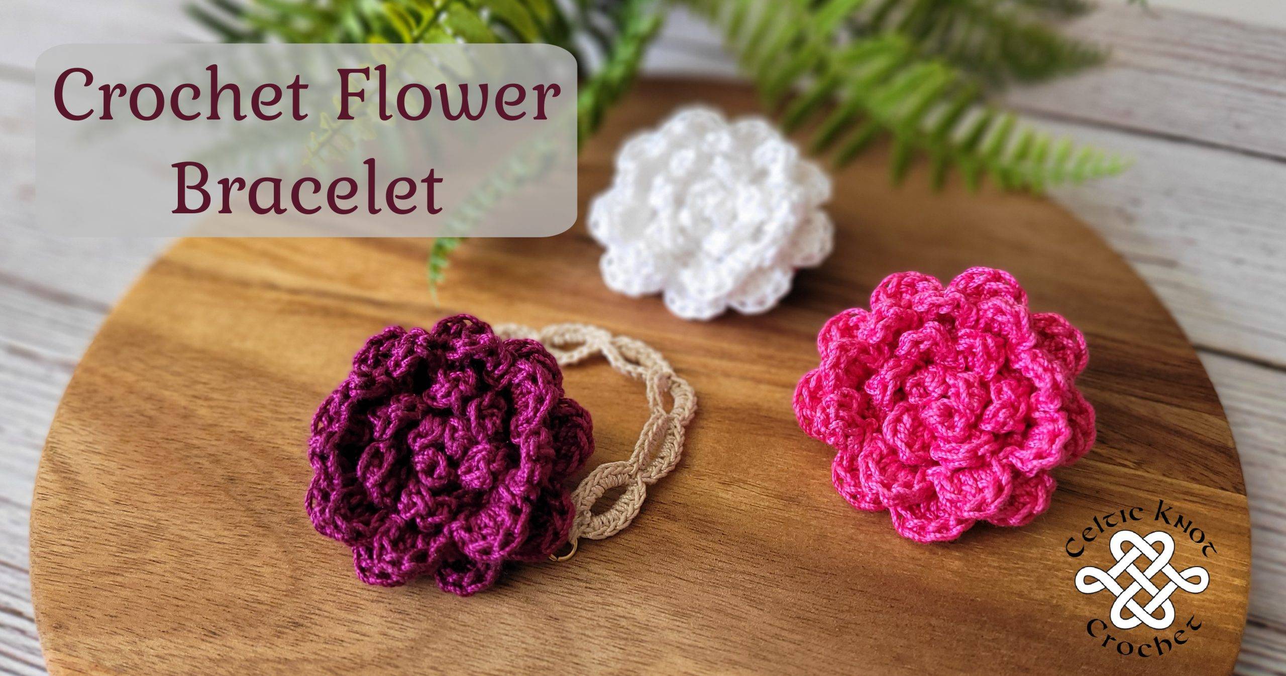 26 Crochet Flower Bracelet Patterns Image