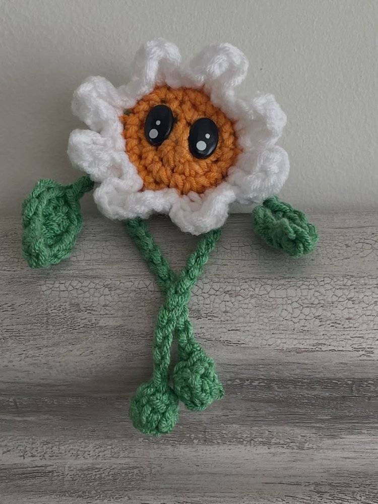 Whimsical Crochet Flower Fidget Toy
