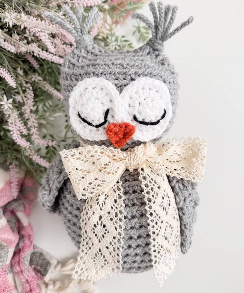 Whimsical Crochet Owl Amigurumi