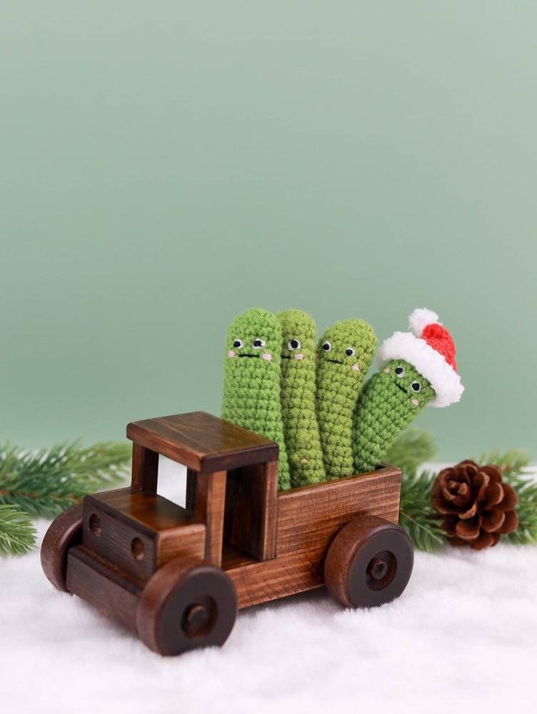 Whimsical Crochet Pickle Friends