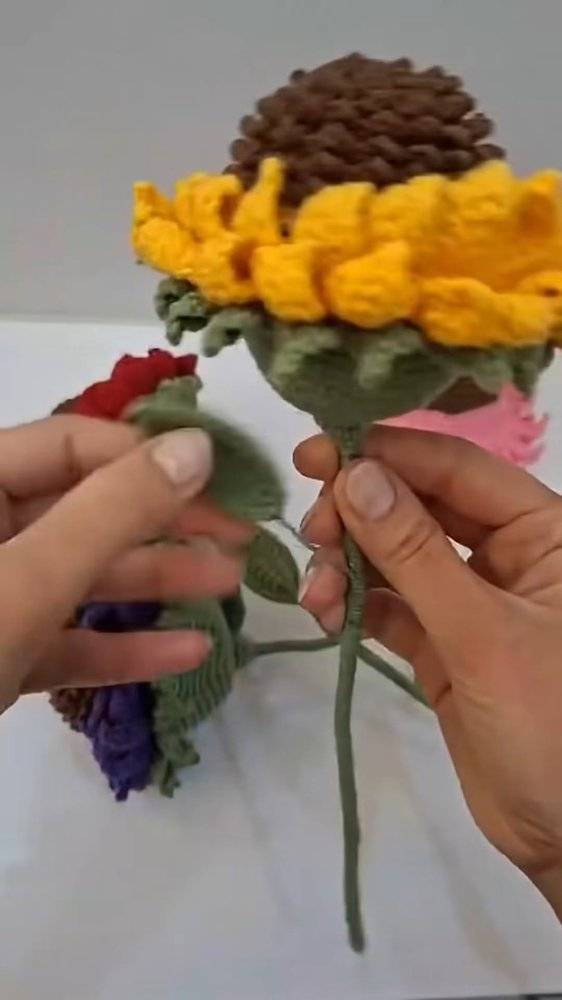 Whimsical Crochet Sunflower Fairy Doll