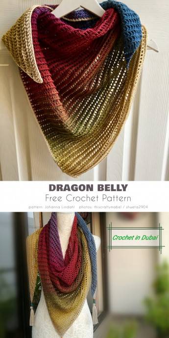 17 Crochet Dragon Shawl Patterns Image