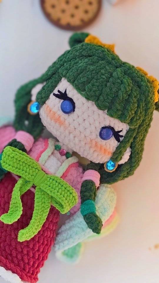 Whimsical Mao Mao Crochet Amigurumi Doll
