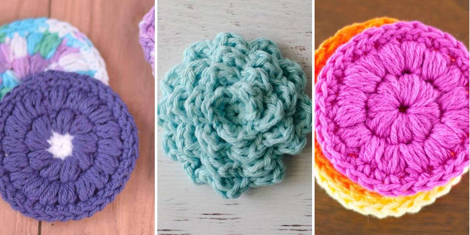 35 Crochet Face Scrubbies Patterns