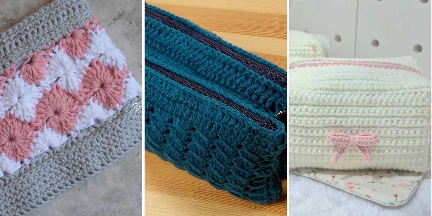 29 Crochet Makeup Bag Patterns