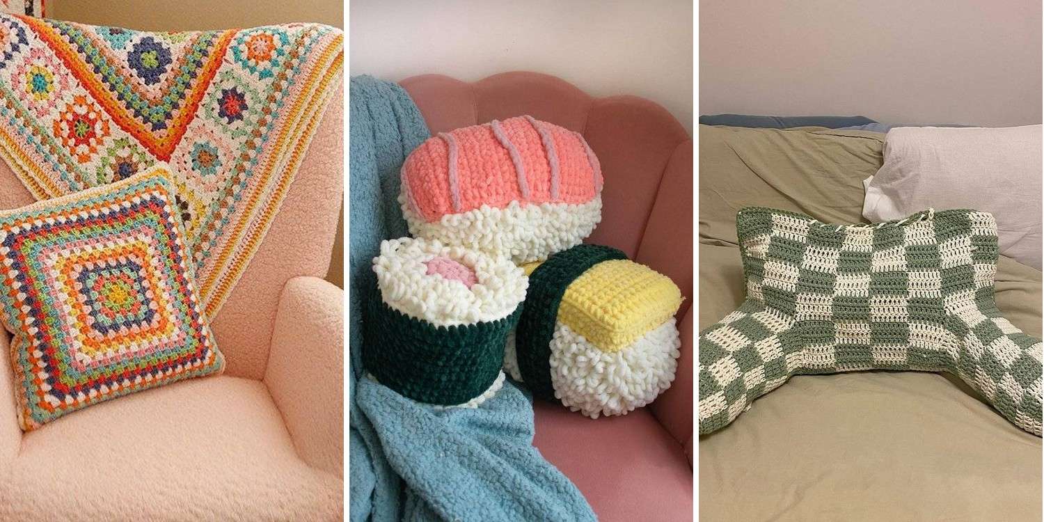 21 Crochet Pillow Patterns