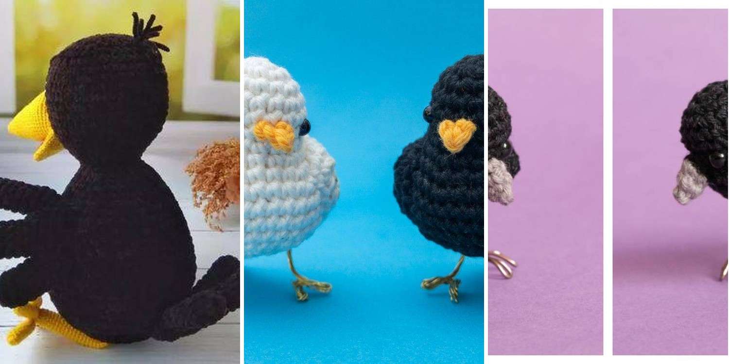 19 Crochet Raven Patterns