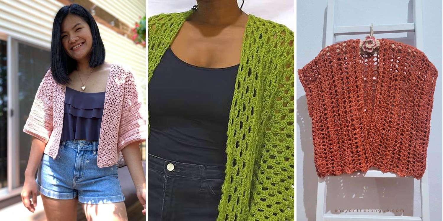 32 Crochet Summer Cardigan For Plus Size Patterns