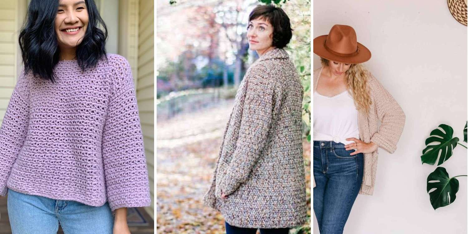 32 Crochet V Stitch Cardigan Patterns