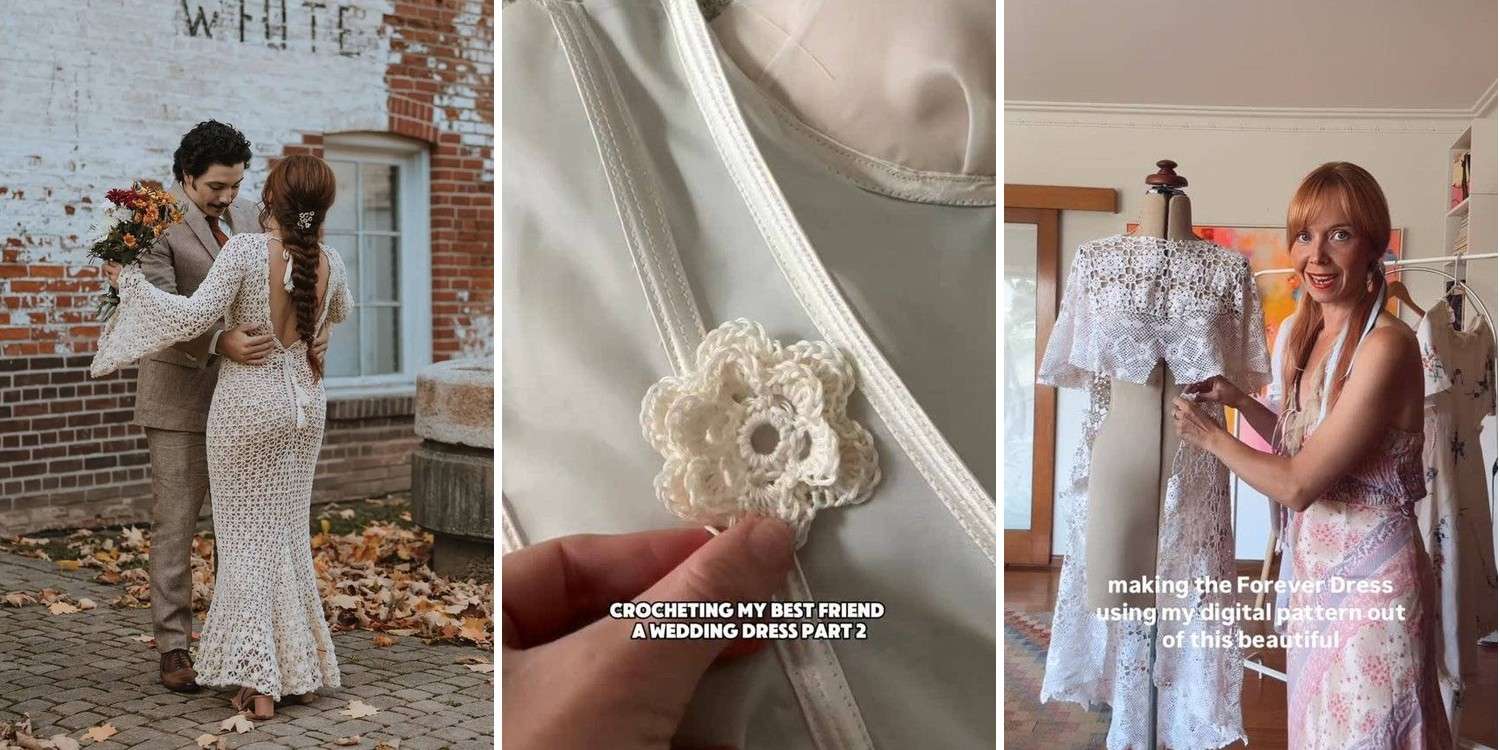23 Crochet Wedding Dress Patterns