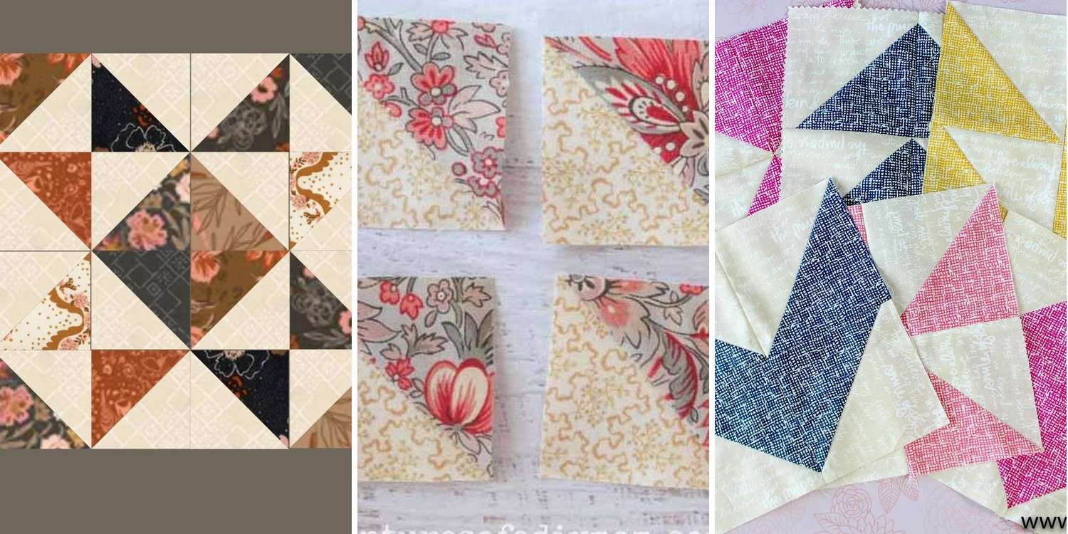 23 Half Square Triangle Quilts Patterns