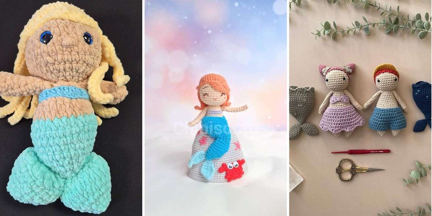 27 Mermaid Dolls Crochet Patterns