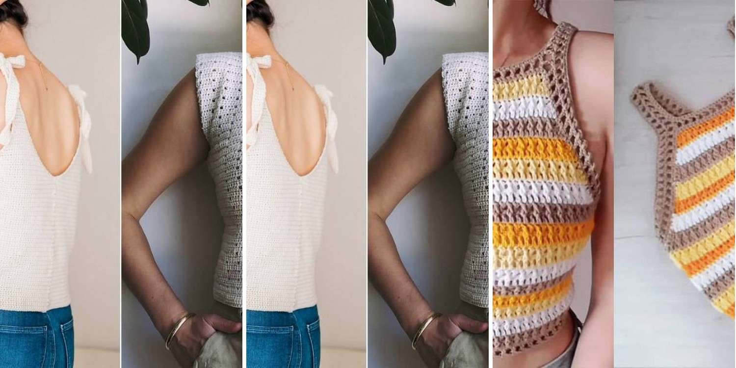 35 Summer Tops Crochet Patterns