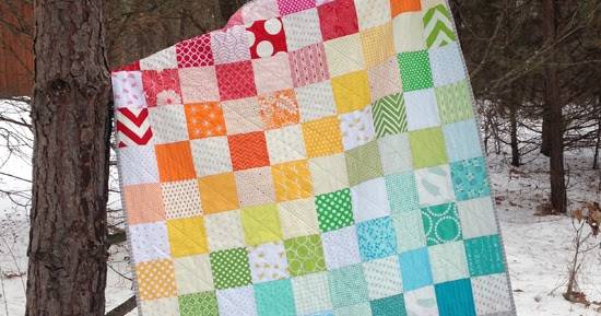 30 Rainbow Quilt Patterns Image