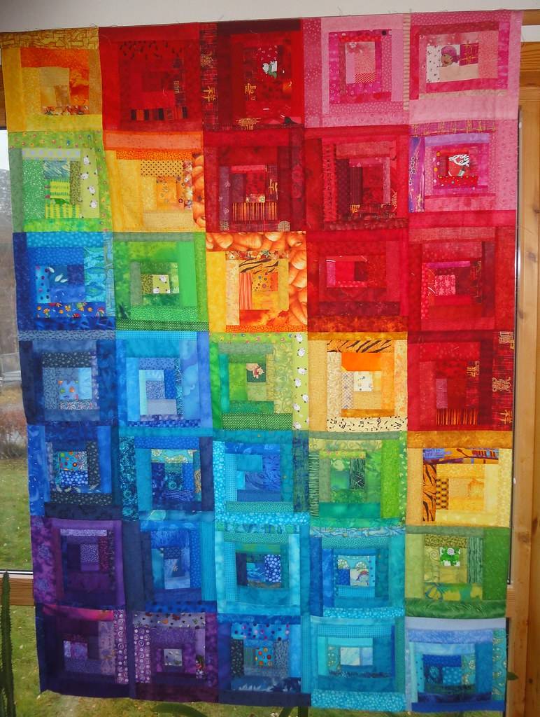 30 Rainbow Quilt Patterns Image