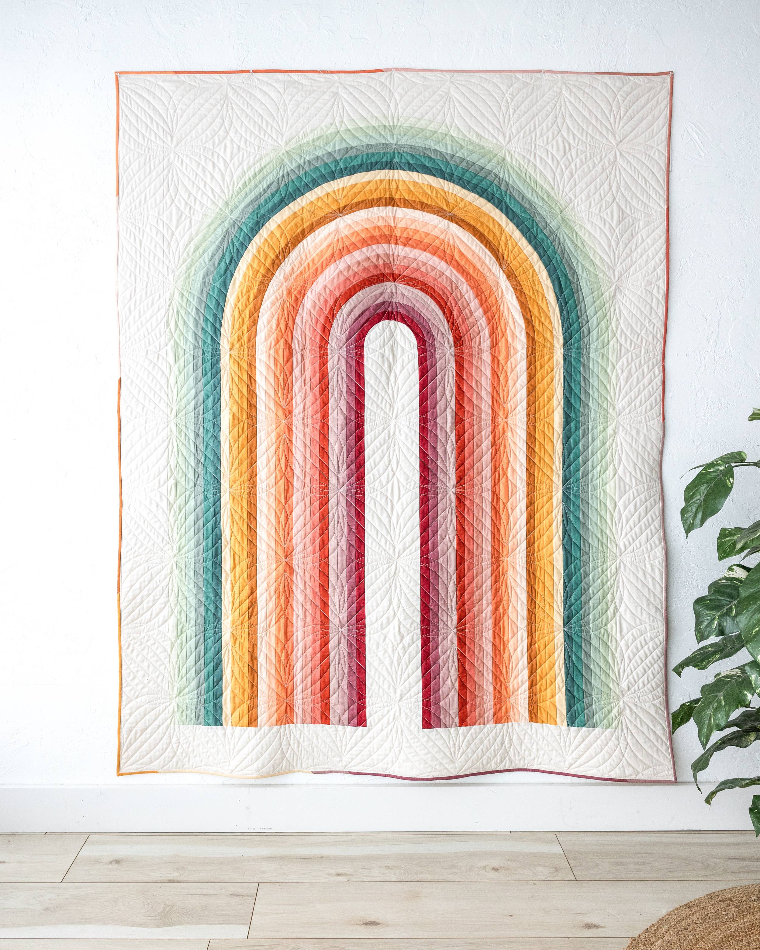 30 Rainbow Quilt Patterns Image