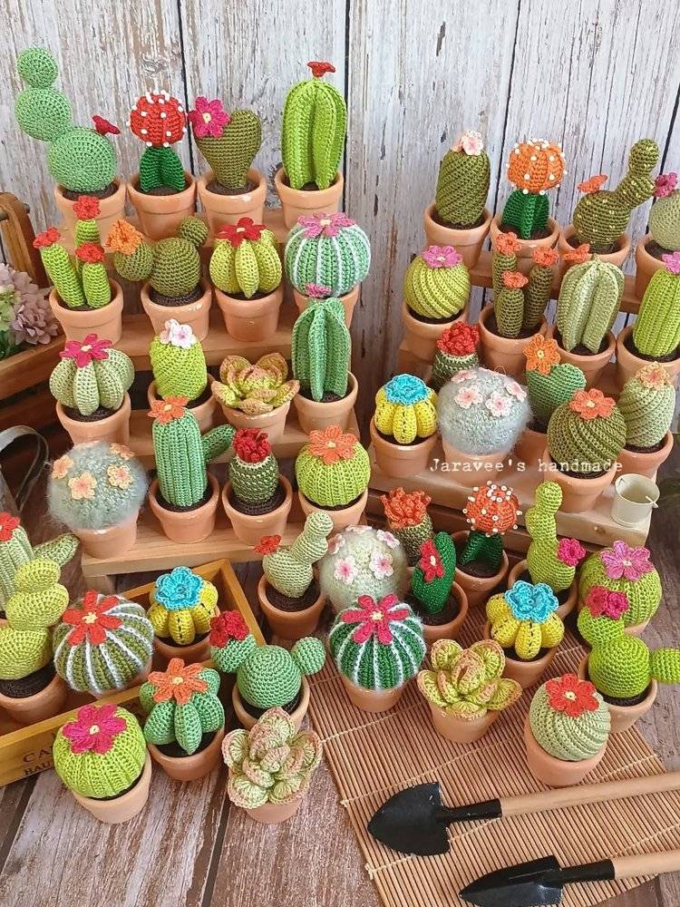 Adorable Crochet Cactus Collection
