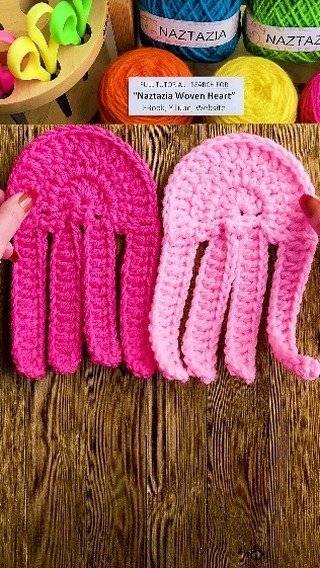 Charming Crochet Jellyfish Appliques
