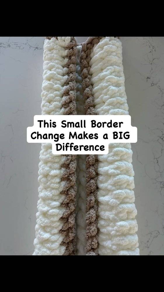Chunky Yarn Border Crochet Project