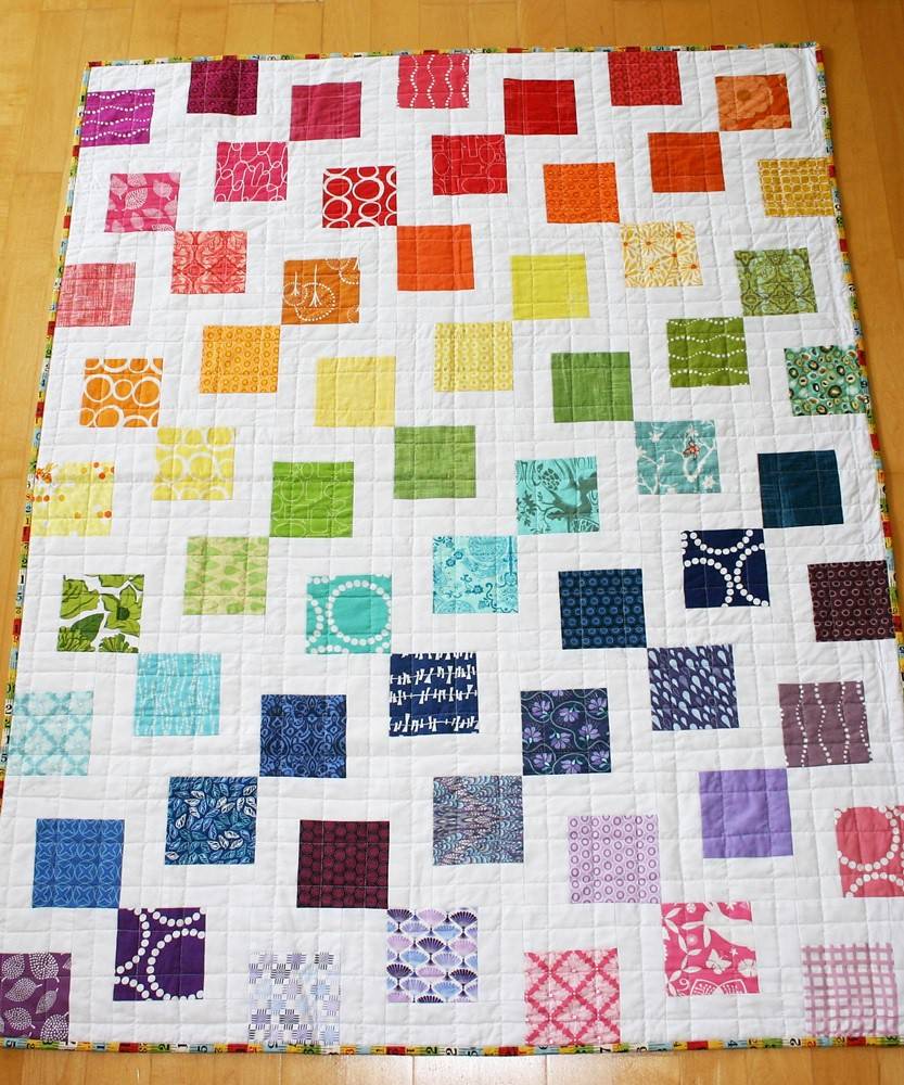 30 Rainbow Quilt Patterns Image