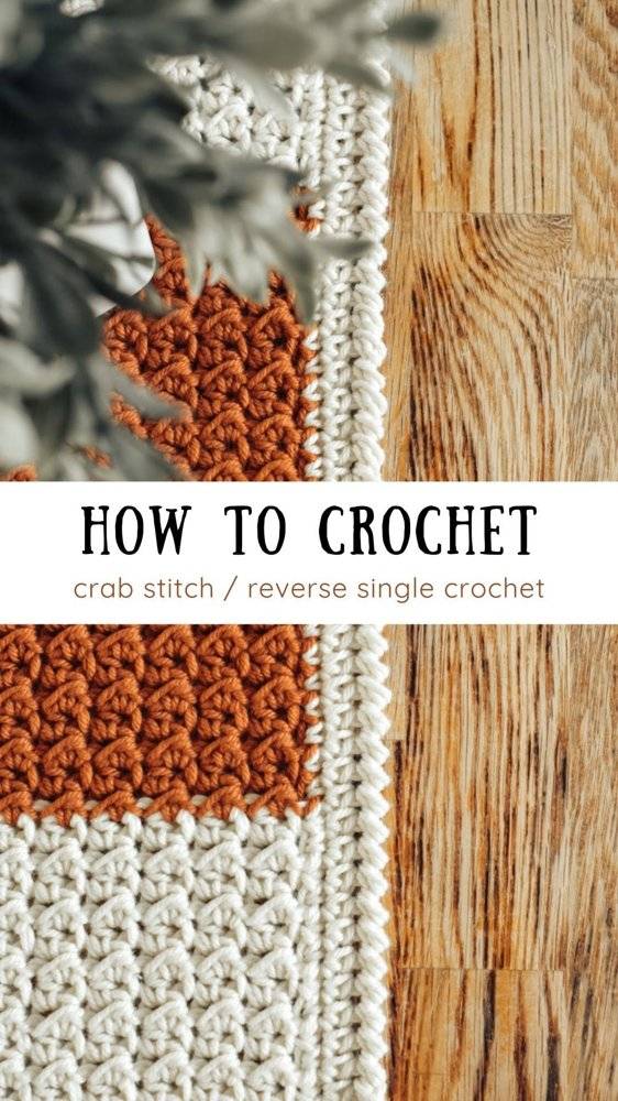 Crab Stitch Edging Crochet Technique